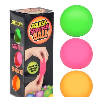 #ad New 3pcs Color Squish Stretch Ball Sensory Fidget Gummi 1.75quot; Balls $8.95