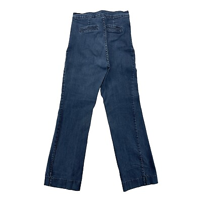 #ad NYDJ Women Jeans Size 6 Dark Blue Bootcut Tummy Tuck Stretch Denim Made in USA $19.99