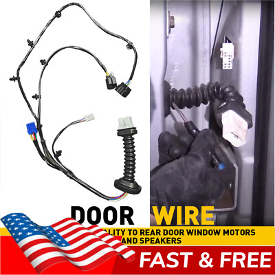#ad Rear Door Wiring Harness Fits For 2004 2010 Dodge Ram 3500 2500 1500 56051694AA $19.99
