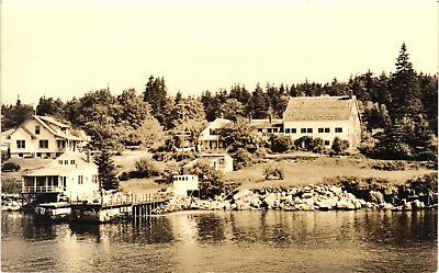 #ad New Harbor Maine RPPC Maud Tyus Photo Postcard $7.99