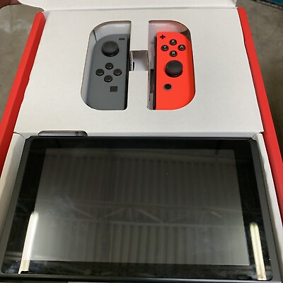 #ad Nintendo Switch™ with Gray and Neon Red Joy‑Con Lightly Used $219.99