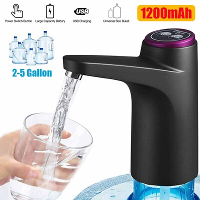 #ad Water Bottle Switch Pump Electric Automatic Universal Jug Dispenser 5 Gallon USB $11.79