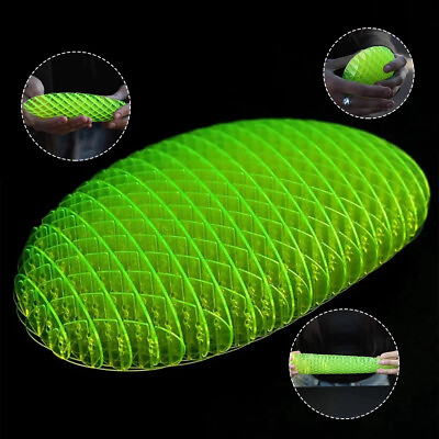 #ad Worm Squeeze Stretchy Toy Six Sided Fidget Stress Relief Decompression Green $18.70