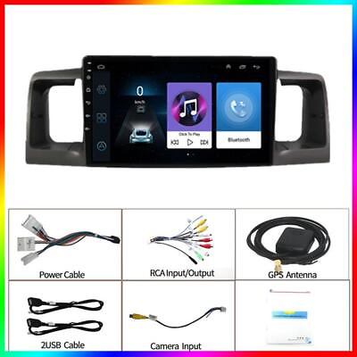 #ad 9quot; Stereo Radio GPS WiFi 232GB For Toyota Corolla 2003 2008 Support For Carplay $165.64