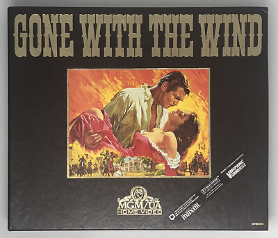 #ad VTG GWTW MGM UA LTD ED Home Video Box Set VHS Deluxe Souvenir Program NIP Dolby $10.00