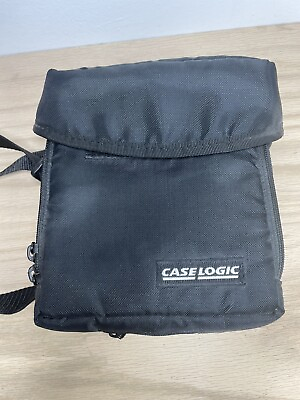 #ad Retro CASE LOGIC Discman Walkman Sling Bag Carry Case With Strap VG Cond $25.00