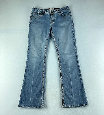 #ad Levi#x27;s Signature Women Jeans Blue Tag Size 8 32x30 Low Rise Bootcut Denim $14.78