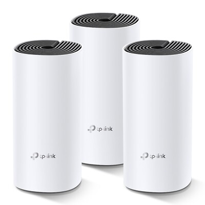 #ad TP Link Deco HC4 AC1200 Whole Home Mesh Wi Fi System 3 Pack White $99.99