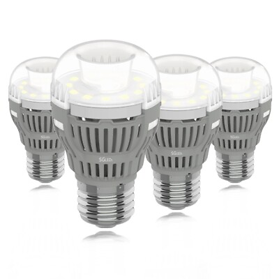 #ad #ad SANSI 8W LED Light Bulb 100W Equivalent 800lm A21 5000K Daylight Ceramic Lamp x4 $19.11