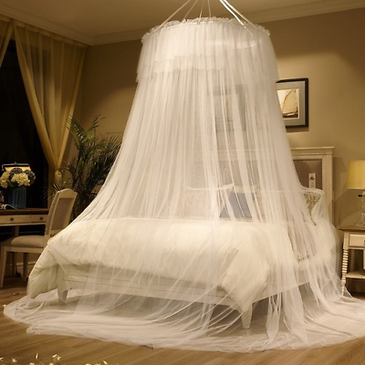 #ad Princess Mosquito Nets Hung Dome Bedding Thicken Yarn Bed Valance Anti Mosquito $142.09