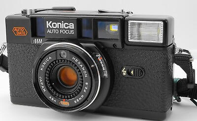 #ad Near Mint Konica C35 AF2 D HEXANON 38mm F2.8 Lens Point amp; Shoot Camera JAPAN $71.99