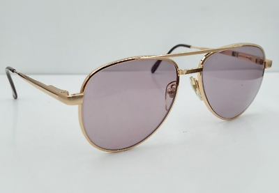 #ad Vintage On Guard Gold Plated Pilot Metal Sunglasses Korea FRAMES ONLY $68.00