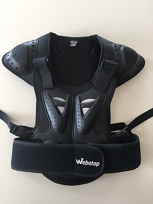 #ad Webetop Kids Dirt Bike Body Chest Spine Protector Vest Protective Large $19.00