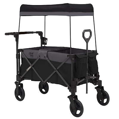 #ad Wagon Cruiser Stroller Foldable Black and Safety Focused W 3Point Harness NEW $146.00