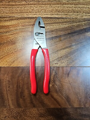 #ad *NEW amp; UNUSED* Snap On 47ACF CLASSIC RED Combo Slip Joint Pliers FREE SHIP $65.99