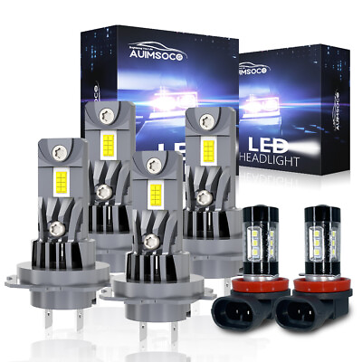 #ad 6x LED Headlight Hi Lo Fog Light Bulbs Kit For Mercedes Benz E350 E320 E550 $79.99
