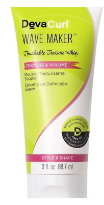 #ad DevaCurl WAVE MAKER Touchable Texture Whip 3oz 000 TRAVEL SIZE TUBE $10.79