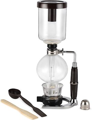 #ad Kendal Glass Tabletop Siphon Coffee Maker Syphon Coffee Brewer Machine 5 Cups $35.99