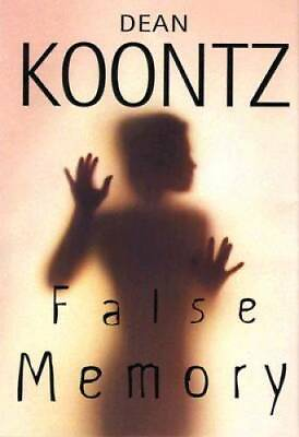 #ad False Memory Hardcover By Dean Koontz GOOD $4.27
