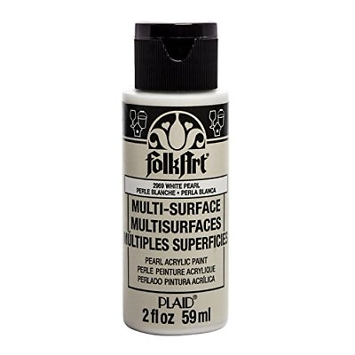#ad multisurface pearl paint 2 oz White $6.37