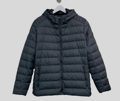 #ad Michael Kors Genuine Men#x27;s Down Packable Puffer Jacket BLACK Medium RRP £225 NEW GBP 89.99