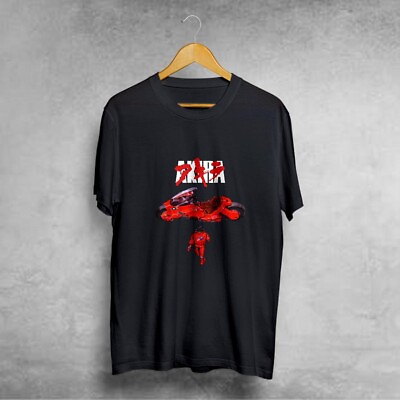 #ad Akira Vintage Mens T Shirt Black $19.90