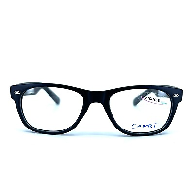 #ad Capri Student Eyeglasses Frames Black Rectangle Full Rim 50 20 140 $29.98