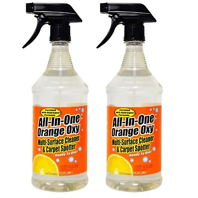 #ad 2 Pack All in 1 Orange Oxy Cleaner Pet Carpet Stain Remover All Purpose $15.99