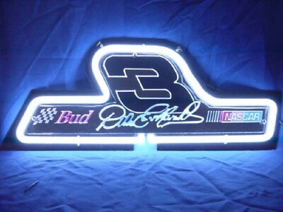 #ad Nascar #3 Dale Earnhardt 3D Carved Neon Lamp Sign 14quot; Beer Hanging Nightlight EY $80.99