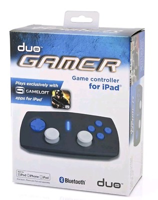 #ad NEW DUO Gamer Controller for Apple iPad iPhone and iPod Touch Wireless $14.99