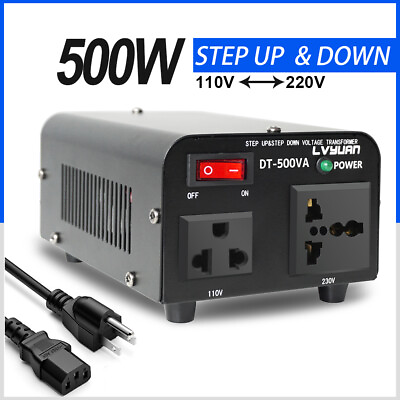 #ad Transformer Voltage Converter Step Up Step Down 500W 220V to 110V 110V to 220V $32.55