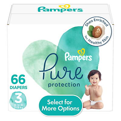 #ad Pure Diapers Size 3 66 Count $24.39