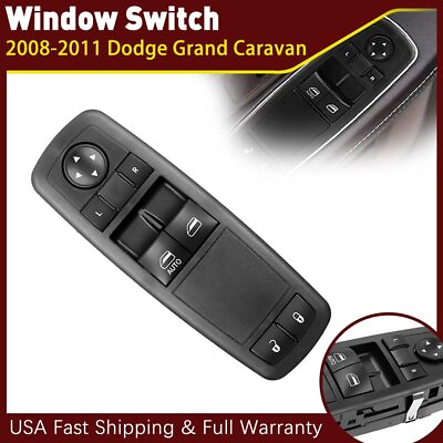 #ad Master Window Switch Power Control Driver Side for 2008 2011 Dodge Grand Caravan $24.69