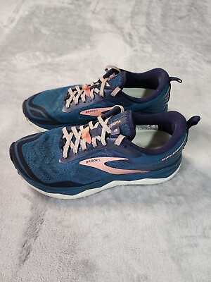 #ad Brooks Caldera 4 Women#x27;s Trail Running Shoes Size 8 Medium Blue $22.00