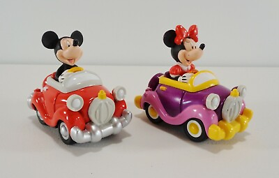 #ad Disney Mickey Mouse amp; Mini Mouse Die Cast Cars $18.00
