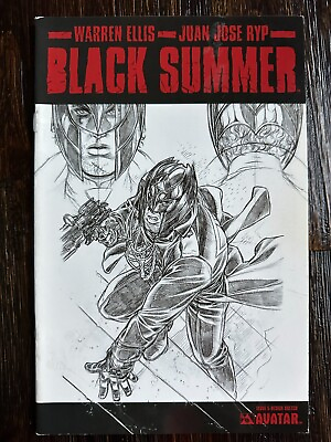 #ad Black Summer Comic Book Magazine Issue 5 Design Sketch $2.99