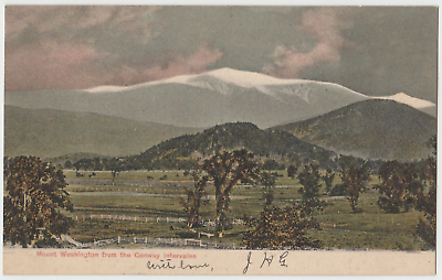 #ad 1901 1907 Mount Washington Conway Intervales New Hampshire NH 1900s Postcard $7.49