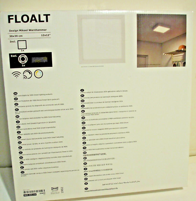 #ad IKEA FLOALT LED light panel dimmable white spectrum 12x12quot; IN BOX BRAND NEW $157.77