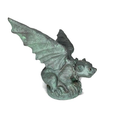 #ad Vintage 12quot; Gothic Gargoyle Statue Universal Statuary Figure Perched Wings $34.95