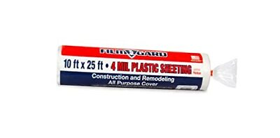 #ad 626170 Consumer Plastic Sheeting 10’ Width x 25’ 10#x27; X 25#x27; X 4 MIL Clear $29.49