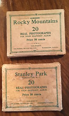#ad 2 Antique sets of Rocky Mountain amp; Stanley Park Postcards 40 in total GBP 40.00
