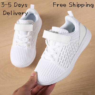 #ad Kids Sneakers Boys Girls Running Shoes Lightweight Boys Shoes Breathable Tennis $9.99