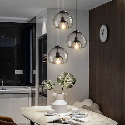 #ad Modern Dining Room Pendant Island Lamp Globe Glass Chandelier Ceiling Lighting $69.90