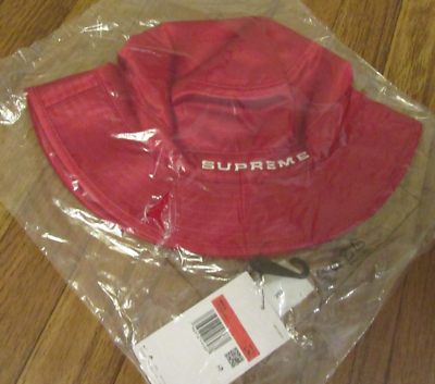 #ad Supreme Nike Dazzle Crusher Bucket Hat Size L XL Red SS24 Supreme New York 2024 $88.10