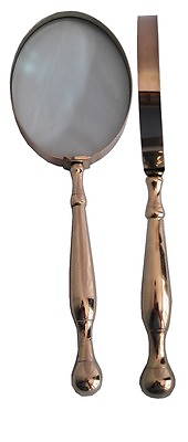 #ad Nautical Steel Made Handheld Magnifying Glass With Beautiful Handle Full Steel $37.79