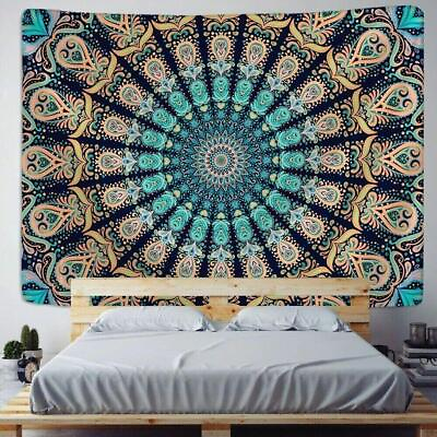 #ad Indian Mandala Wall Hanging Tapestry Hippie Bohemian Poster Room Decor Bedspread $7.99
