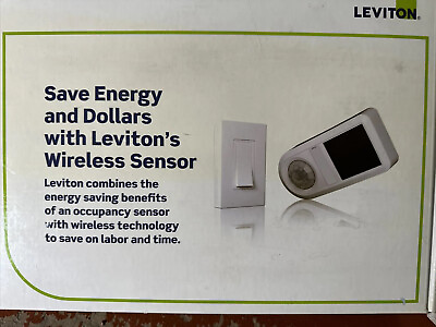 #ad LEVITON WSS10 Wireless Receiver WSC04 WSC15 Wireless Occupancy Sensor New 100% $59.00