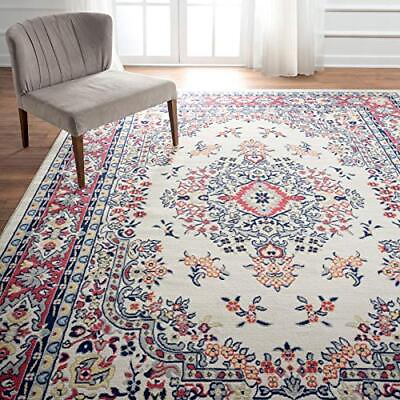 #ad Large Area Rugs For Living Room 9x10 Ivory Red Carpet Reduced Price Clearance $122.58