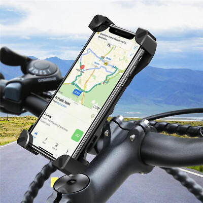 #ad Universal Cell Phone Mount Holder GPS Motorcycle MTB Bike Bicycle 360 Rotation $6.90