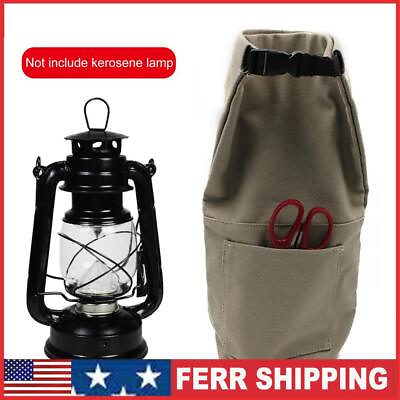 #ad Toolkit with Pockets Kerosene Lamp Pouch Easy To Carry Hiking Accessories Tools $10.99